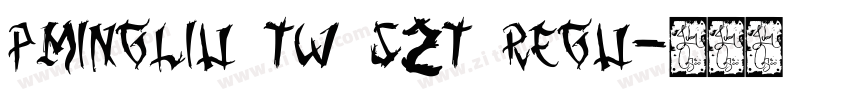 PMingLiU TW S2T Regu字体转换